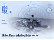Motor Fensterheber links vorne VW Caddy II Kasten (9KVF) 6K4837401F