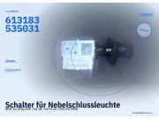 Schalter für Nebelschlussleuchte BMW 3er (E36) 613183535031