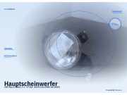Hauptscheinwerfer VW Polo II (86C)