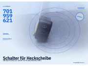 Schalter für Heckscheibe VW Golf II (19E) 701959621
