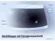Heckklappe mit Fensterausschnitt SKODA Fabia (6Y)