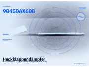 Heckklappendämpfer NISSAN Micra III (K12) 90450AX60B