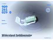 Widerstand Gebläsemotor BMW 3er Compact (E36) 9092610290