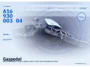 Gaspedal MERCEDES-BENZ A-Klasse (W169) A1693000304