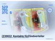 (230032 Kontakte fürZündverteiler FORD Escort III (GAA) 1237013715) 1237013715