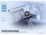 Vorderachsträger VW Golf V Variant (1KM) 1K0199369G