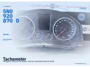 Tachometer VW Tiguan I (5N) 5N0920870D