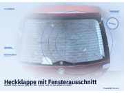 Heckklappe mit Fensterausschnitt SKODA Fabia Kombi (6Y)