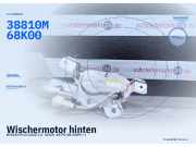 Wischermotor hinten NISSAN Pixo (UA0) 38810M68K00
