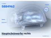Hauptscheinwerfer rechts VW Vento (1H) 5884962