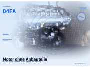 Motor ohne Anbauteile KIA Rio II (JB) D4FA