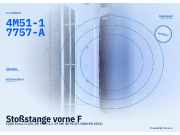 Stoßstange vorne FORD Focus II (DA, DP, HCP) 4M5117757A 4M51-17757-A