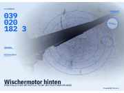 Wischermotor hinten FORD Focus II (DA, DP, HCP) 0390201823