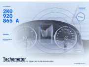 Tachometer VW Caddy III Kasten (2KA) 2K0920865A