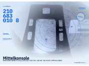 Mittelkonsole MERCEDES-BENZ E-Klasse (W210) 2106830108