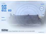 Kühler MERCEDES-BENZ C-Klasse T-Modell (S203) A2035001103