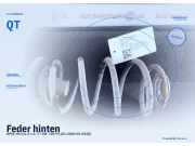 Feder hinten OPEL Meriva A QT