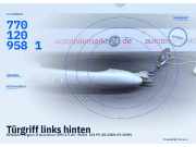 Türgriff links hinten RENAULT Megane II Grandtour (KM) 7701209581