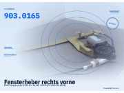 Fensterheber rechts vorne FIAT Cinquecento (170) 903.0165