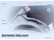 Querlenker links vorne OPEL Corsa C (X01)