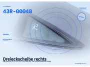 Dreieckscheibe rechts VW Touran I (1T3) 43R-00048
