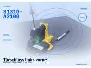 Türschloss links vorne KIA Ceed 2 (JD) 81310-A2100