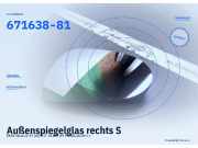 Außenspiegelglas rechts SEAT Ibiza IV ST (6J) 671638-81