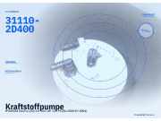 Kraftstoffpumpe HYUNDAI Elantra (XD) 31110-2D400