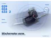 Wischermotor vorne RENAULT Clio I (57) 0390246332