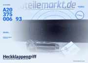 Heckklappengriff Mercedes-Benz E-Klasse (W211) A2037500693