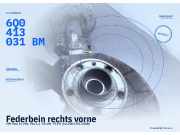 Federbein rechts vorne VW Polo IV (9N) 6Q0413031BM