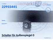 Schalter für Außenspiegel Opel Insignia A Sports Tourer (G09) 22915441