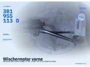 Wischermotor vorne VW Passat B5.5 Variant (3B6) 3B1955113D