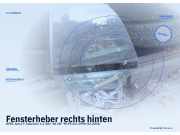 Fensterheber rechts hinten OPEL Astra F Cabriolet