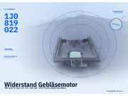 Widerstand Gebläsemotor VW Golf IV (1J) 1J0819022