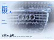 Kühlergrill AUDI A3 Sportback (8P) 8P4853651A