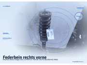 Federbein rechts vorne MAZDA 6 Station Wagon (GY)