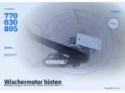 Wischermotor hinten RENAULT Kangoo I (KC) 770030805