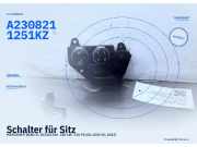 Schalter für Sitz MERCEDES-BENZ SL (R230) A2308211251KZ