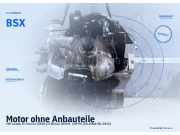 Motor ohne Anbauteile VW Caddy III Kombi (2KB) BSX