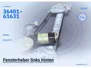 Fensterheber links hinten MAZDA 626 IV Hatchback (GE) 36401-61631