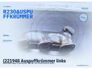 (221948 Auspuffkrümmer links MERCEDES-BENZ SL (R230)) R 230 AUSPUFFKRÜMMER