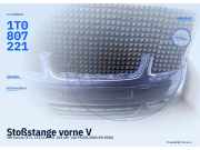Stoßstange vorne VW Touran (1T1, 1T2) 1T0807221