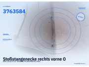 Stoßstangenecke rechts vorne OPEL Vectra A 3763584