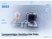 Lampenträger Heckleuchte links OPEL Omega B 5032