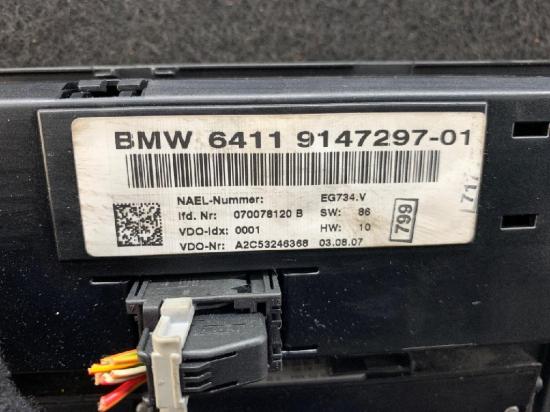 Bedienelement für Klimaanlage BMW 1er (E87) 64119147297 Bild Bedienelement für Klimaanlage BMW 1er (E87) 64119147297