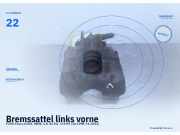 Bremssattel links vorne FORD Focus (DAW, DBW) 22