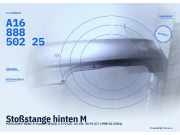 Stoßstange hinten MERCEDES-BENZ A-Klasse (W168) A1688850225