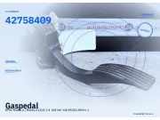 Gaspedal OPEL Mokka A / Mokka X (J13) 42758409