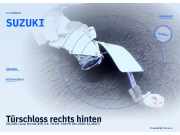 Türschloss rechts hinten SUZUKI Liana Kombi (ER) SUZUKI